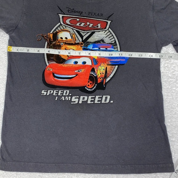 Vintage Disney Pixar cars long sleeve tee tow Mater, lightning McQueen small 6/7 - Picture 4 of 8